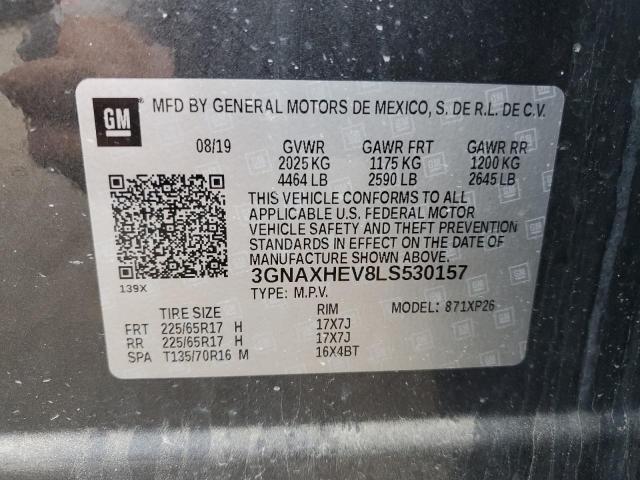 2020 CHEVROLET EQUINOX LS 3GNAXHEV8LS530157