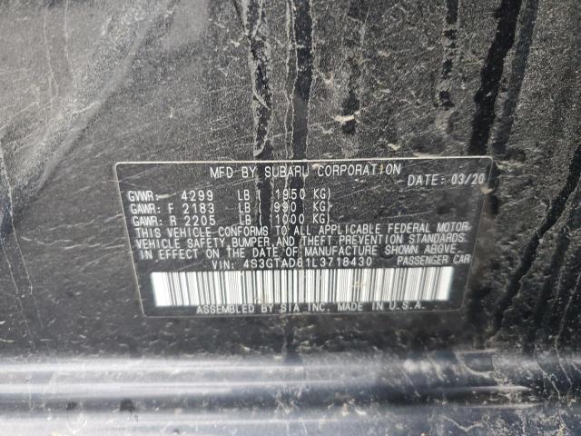 2020 SUBARU IMPREZA PR 4S3GTAD61L3718430
