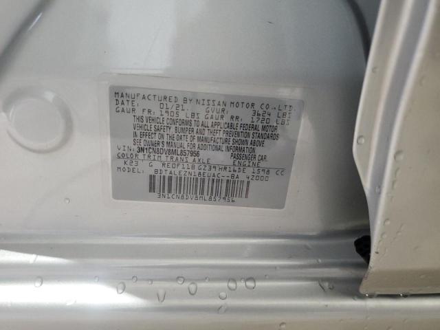 2021 NISSAN VERSA S 3N1CN8DV8ML857956