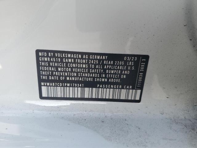 2023 VOLKSWAGEN GOLF R 20T WVWAB7CD1PW179341