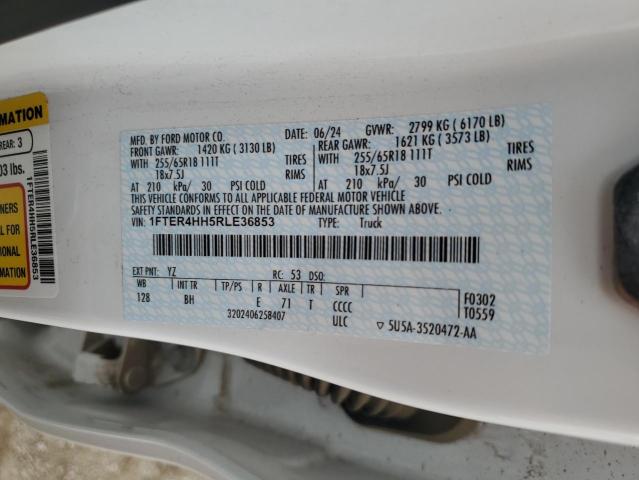 2024 FORD RANGER XLT 1FTER4HH5RLE36853