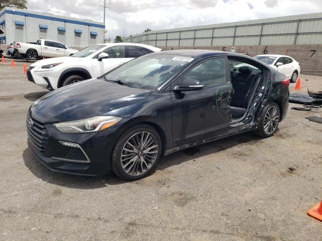 Vin: kmhd04lb3ju508152, lot: 61860195, hyundai elantra sport 2018 img_1