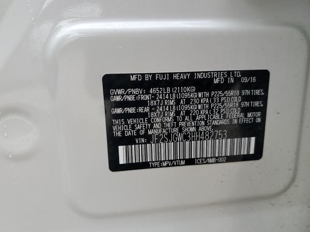 2017 SUBARU FORESTER 2 - JF2SJGWC3HH482753