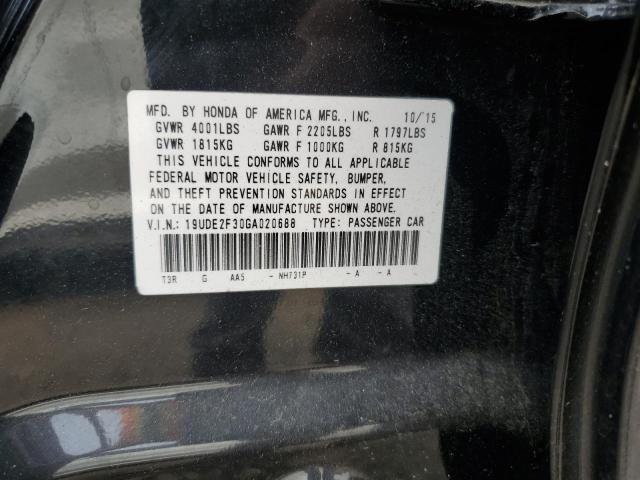 2016 ACURA ILX BASE W - 19UDE2F30GA020688