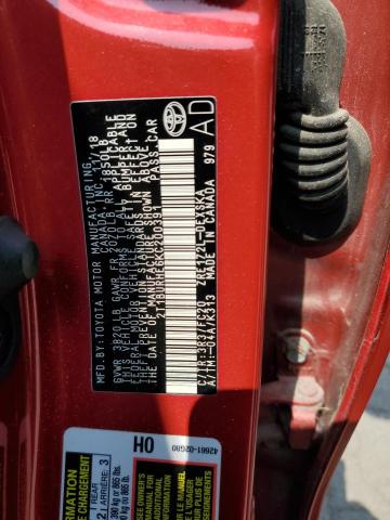 2019 TOYOTA COROLLA L 2T1BURHE6KC200391