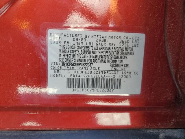 2023 NISSAN KICKS SV 3N1CP5CV9PL522087