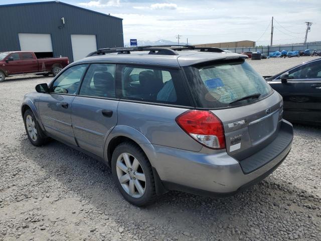 SUBARU OUTBACK 2. 2009 silver  gas 4S4BP61CX96321680 photo #3