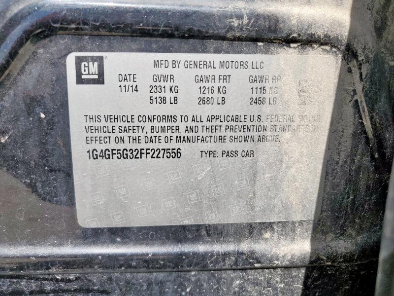 2015 BUICK LACROSSE P 1G4GF5G32FF227556