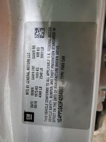 2015 BUICK VERANO 1G4PP5SK3F4204066