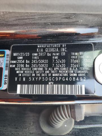 2023 KIA TELLURIDE 5XYP5DGC9PG408492