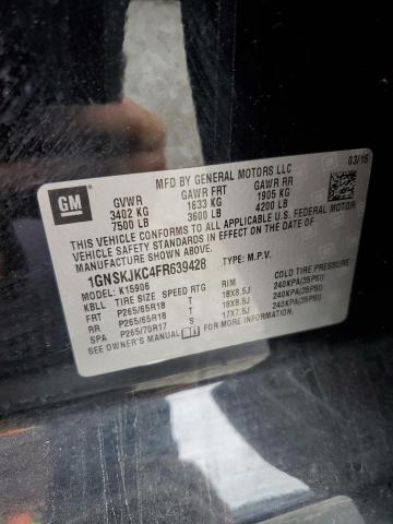 2015 CHEVROLET SUBURBAN K - 1GNSKJKC4FR639428