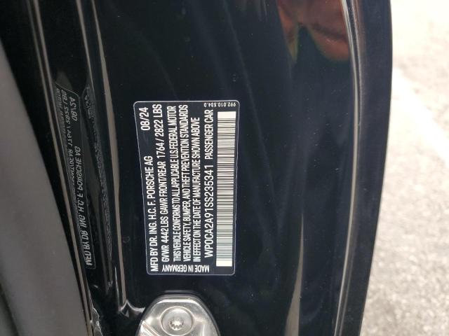 2025 PORSCHE 911 CARRER WP0CA2A91SS235341