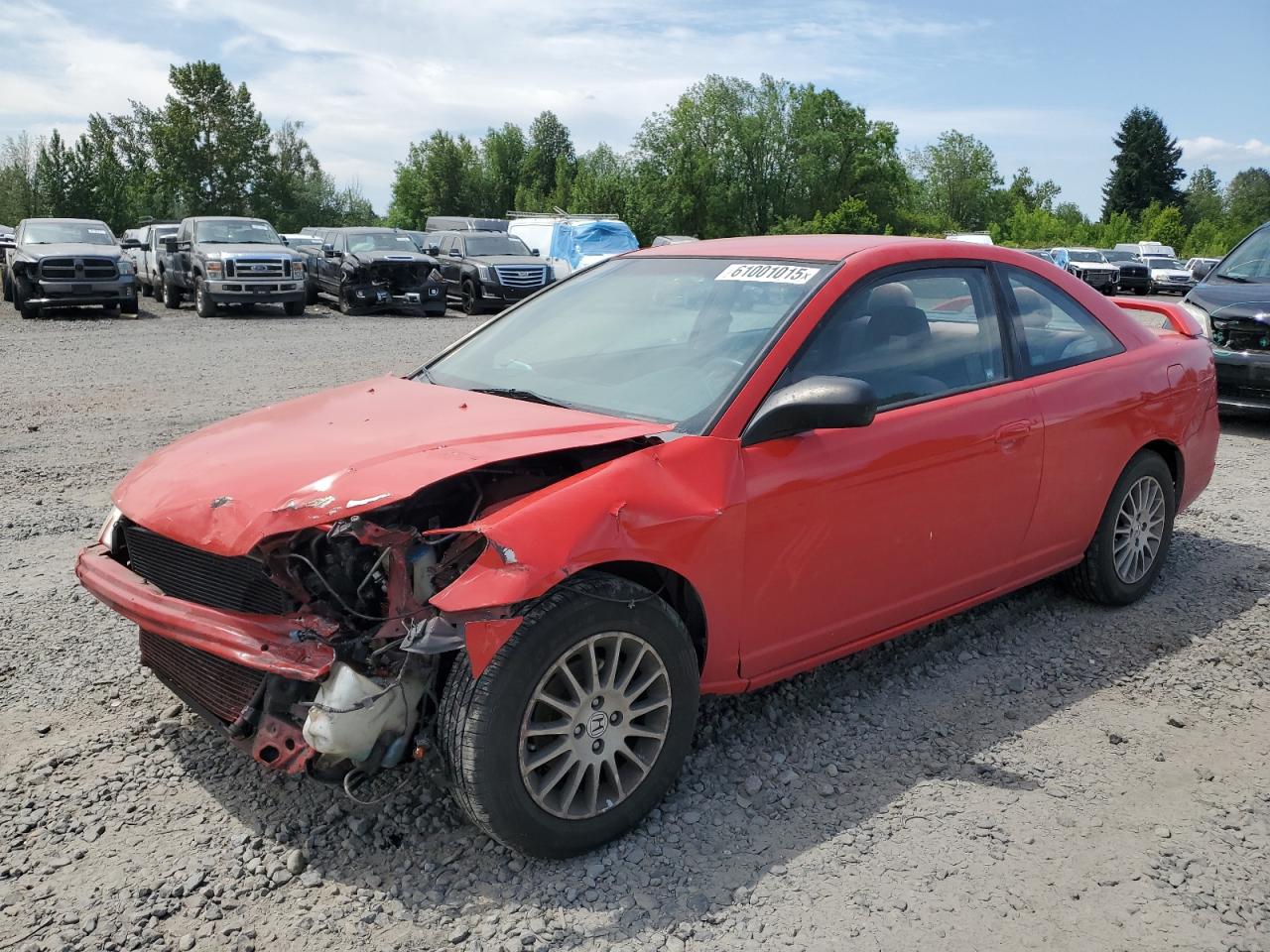 Lot #3274023495 2005 HONDA CIVIC LX