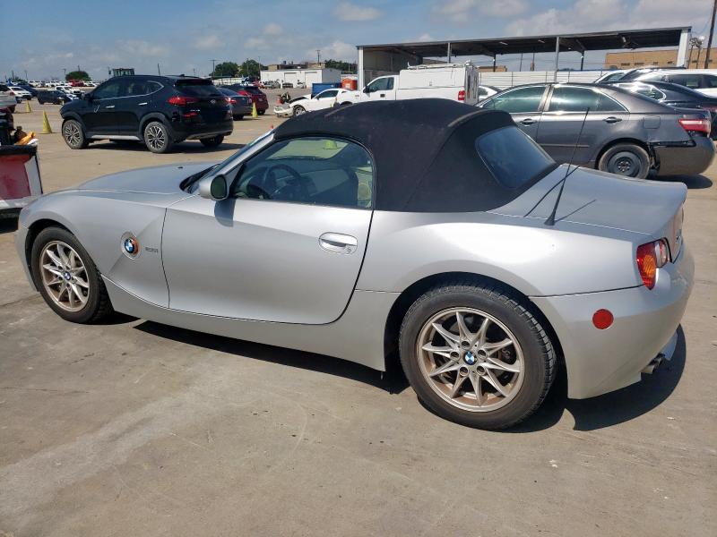 BMW Z4 2.5 2004 silver converti gas 4USBT33544LS49425 photo #3