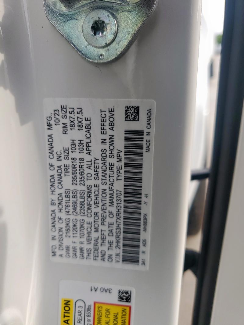 2024 HONDA CR-V EXL - 2HKRS3H7XRH313707