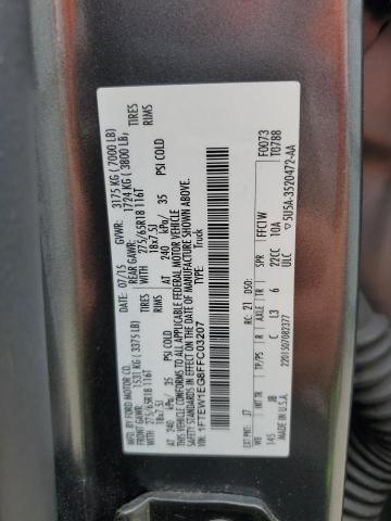 2015 FORD F150 SUPER - 1FTEW1EG8FFC03207
