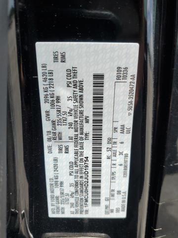 2018 FORD ESCAPE SEL 1FMCU0HD2JUD19754