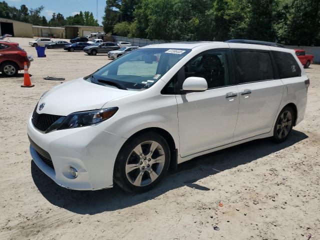 TOYOTA SIENNA SPO 2014 white sports v gas 5TDXK3DC4ES501542 photo #1