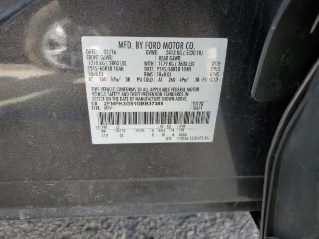 2016 FORD EDGE SE - 2FMPK3G91GBB37385