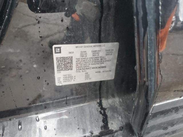 2019 GMC YUKON SLE 1GKS2AKCXKR343806