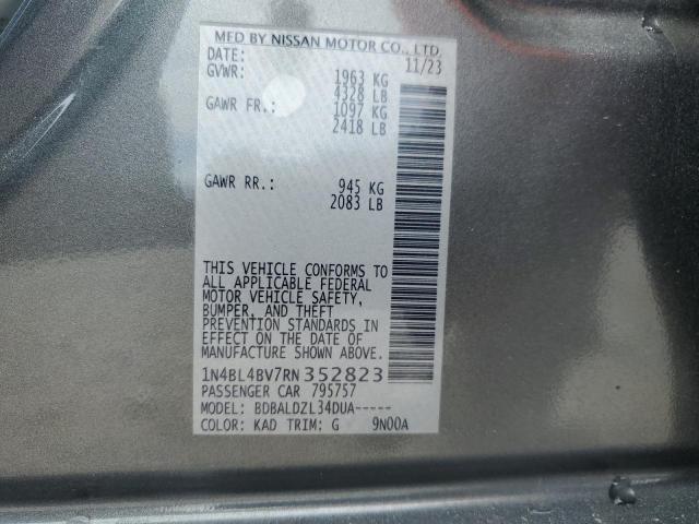 2024 NISSAN ALTIMA S 1N4BL4BV7RN352823