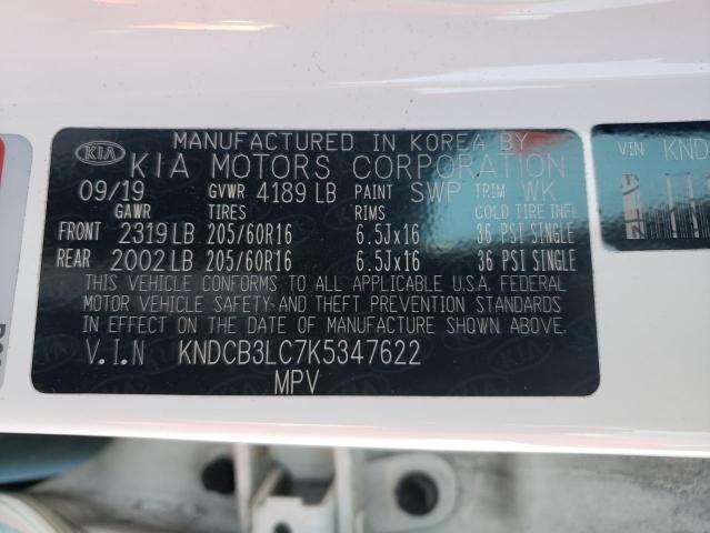 2019 KIA NIRO FE KNDCB3LC7K5347622