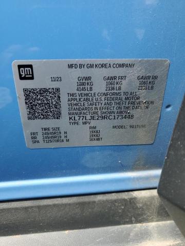 2024 CHEVROLET TRAX 2RS KL77LJE29RC173448