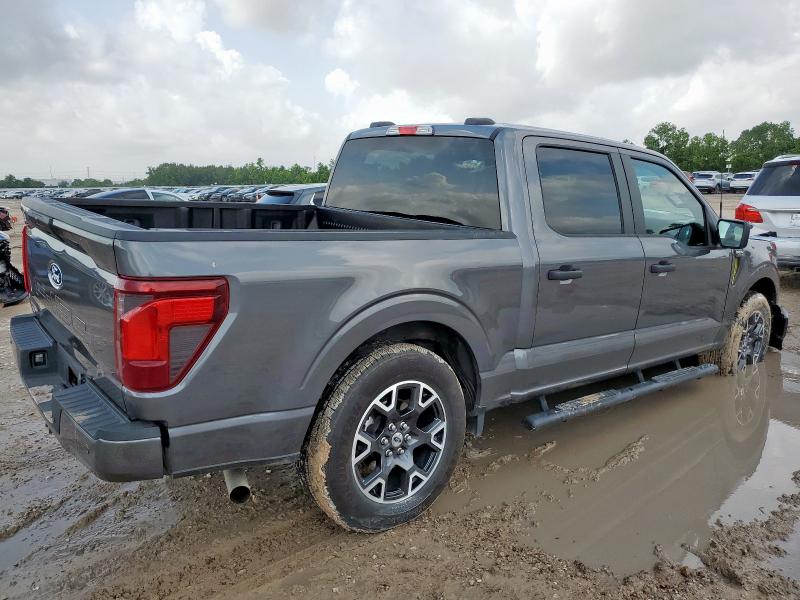 FORD F150 STX 2024 gray  gas 1FTEW2KP8RKD54098 photo #4