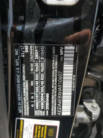 2017 MERCEDES-BENZ GLE 43 AMG 4JGDA6EBXHA910607