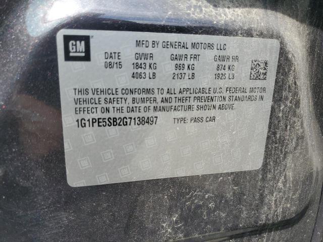 2016 CHEVROLET CRUZE LIMI - 1G1PE5SB2G7138497