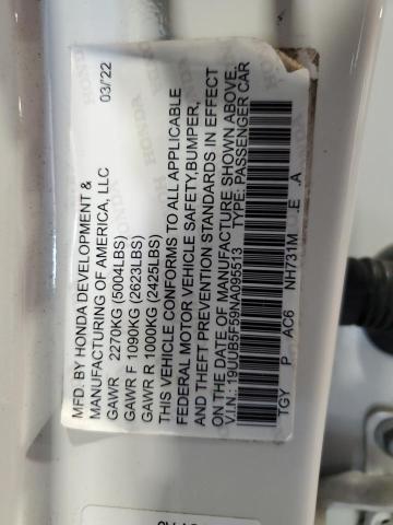 2022 ACURA TLX TECH A 19UUB5F59NA002022