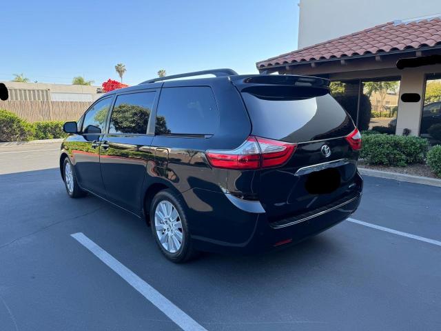 TOYOTA SIENNA XLE 2017 black  Gasoline 5TDYZ3DC6HS850223 photo #4