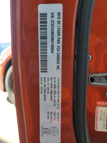 2C3CDXMG9NH190664 2022 DODGE CHARGER