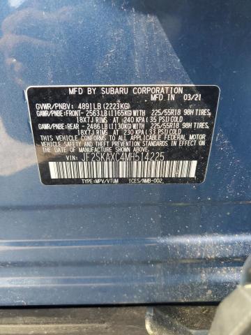 2021 SUBARU FORESTER T JF2SKAXC4MH514225