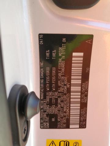 2016 LEXUS RX 450H BA 2T2BGMCA3GC006225