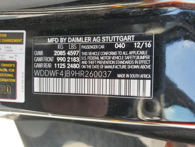 2017 MERCEDES-BENZ C 300 - WDDWF4JB9HR260037