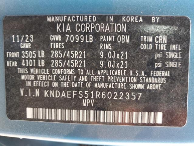 2024 KIA EV9 GT LIN KNDAEFS51R6022357