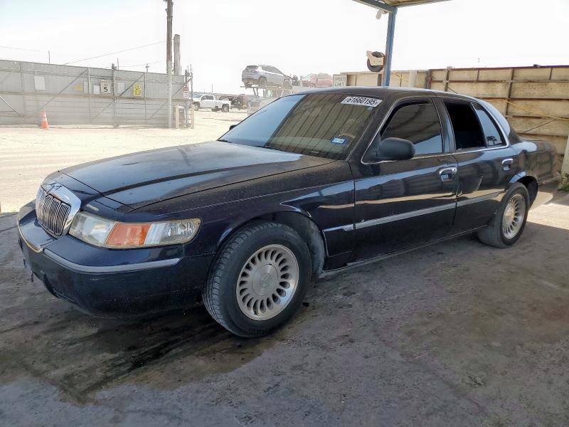 MERCURY GRAND MARQ 2002 blue sedan 4d gas 2MEFM75W42X666799 photo #1