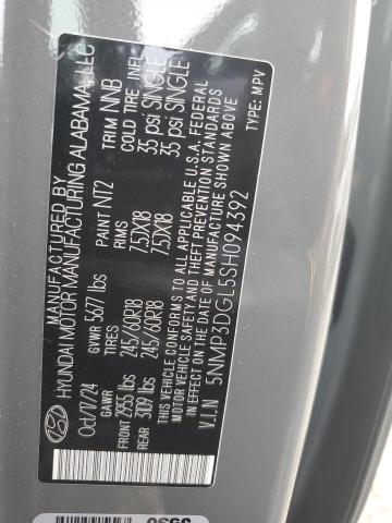 2025 HYUNDAI SANTA FE X - 5NMP3DGL5SH094392