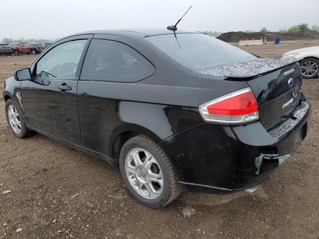 FORD FOCUS SE 2008 black coupe gas 1FAHP33N98W188748 photo #3
