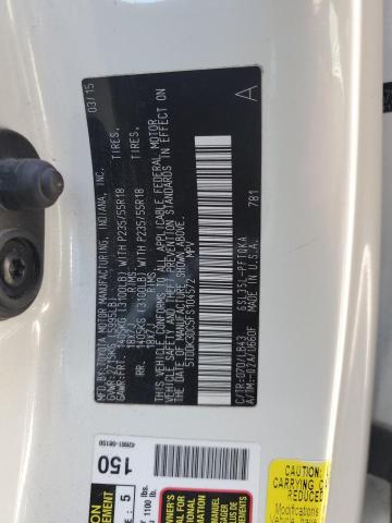2015 TOYOTA SIENNA XLE 5TDDK3DC5FS104572