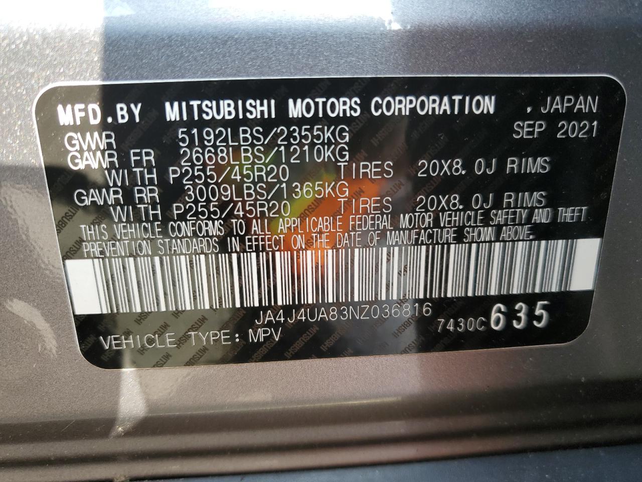 MITSUBISHI OUTLANDER SE