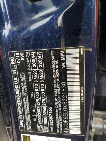 2019 MERCEDES-BENZ GLS 450 4M - 4JGDF6EE0KB221530