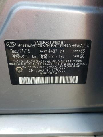 2016 HYUNDAI SONATA SPO - 5NPE34AF4GH370856
