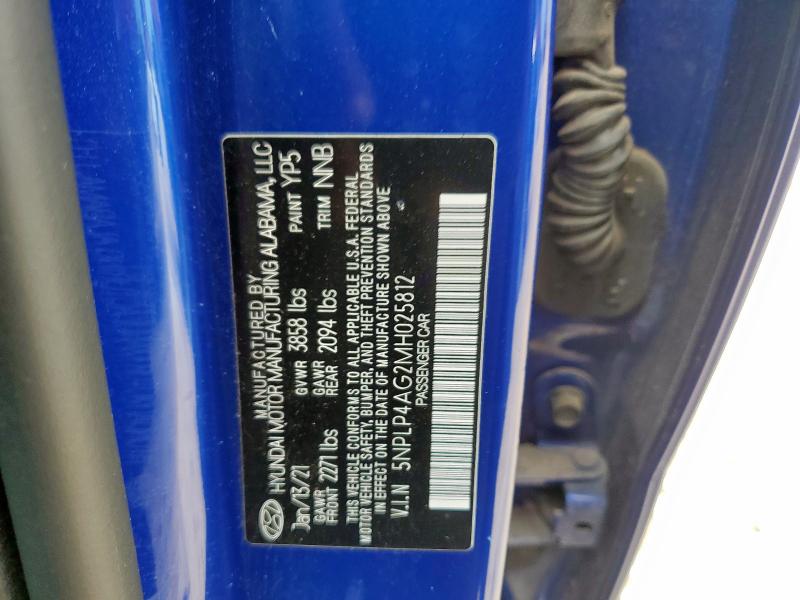 2021 HYUNDAI ELANTRA LI - 5NPLP4AG2MH025812