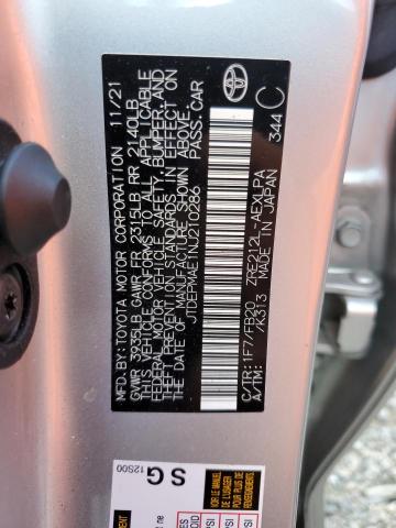 2022 TOYOTA COROLLA LE - JTDEPMAE1NJ210286