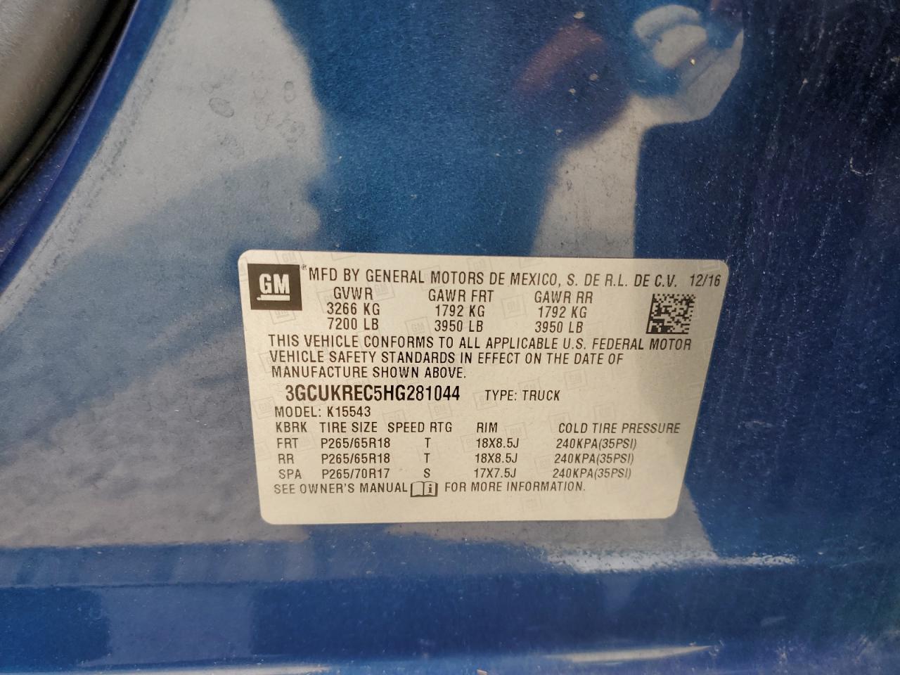 CHEVROLET SILVERADO K1500 LT