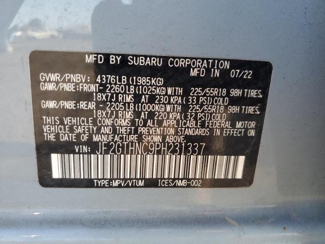 2023 SUBARU CROSSTREK JF2GTHNC9PH231337