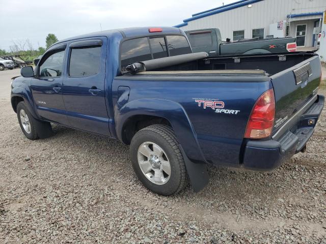TOYOTA TACOMA DOU 2006 blue crew pic gas 5TEJU62N66Z291570 photo #3