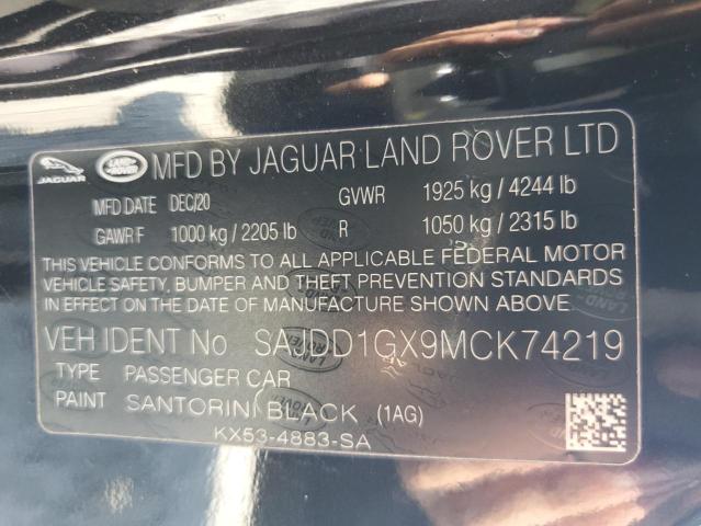 2021 JAGUAR F-TYPE SAJDD1GX9MCK74219